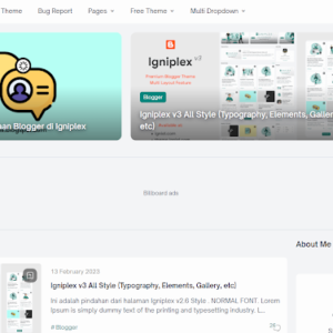 Igniplex v3 Premium Blogger Template